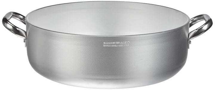 Töpfe Agnelli Casserole Zylindrische, Nieder, Radiant, Aluminium, Dicke 5 mm, mit 2 Griffen aus Stah