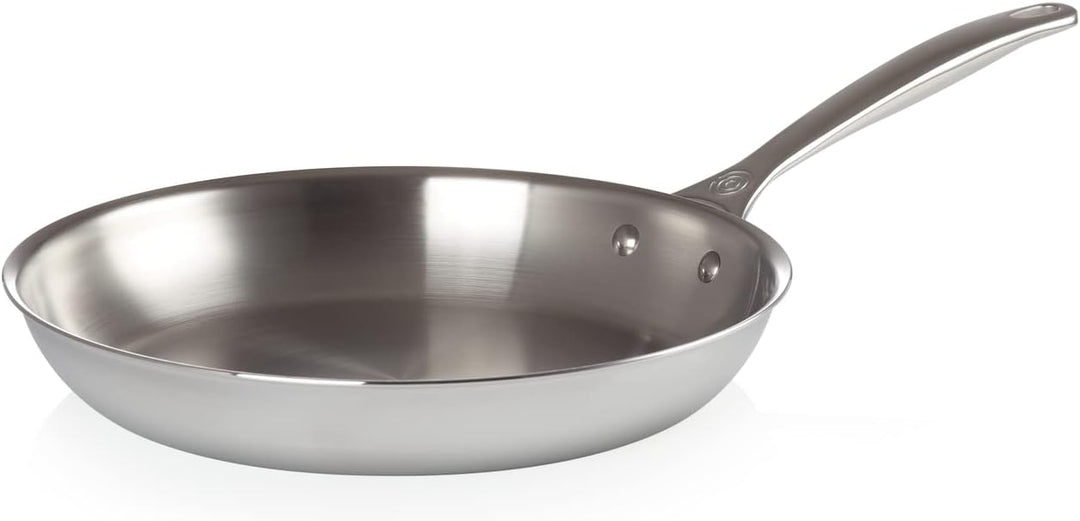 Le Creuset Pfanne aus 3-ply PLUS Edelstahl, 30 cm, 96600230001600 30 cm Unbeschichtet, 30 cm Unbesch