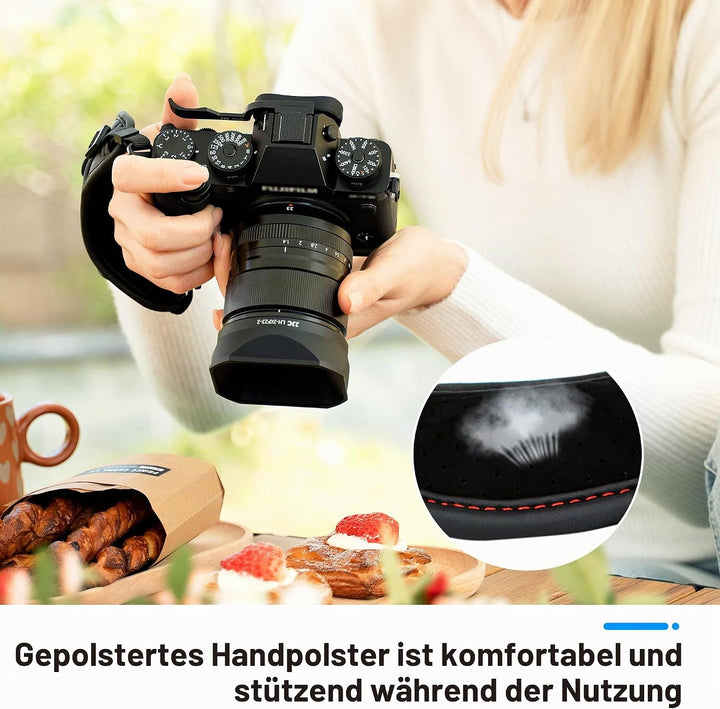 JJC Handschlaufe für DSLR Kamera Canon Nikon Olympus Sony Panasonic Pentax(mit Arca Swiss Type Plate
