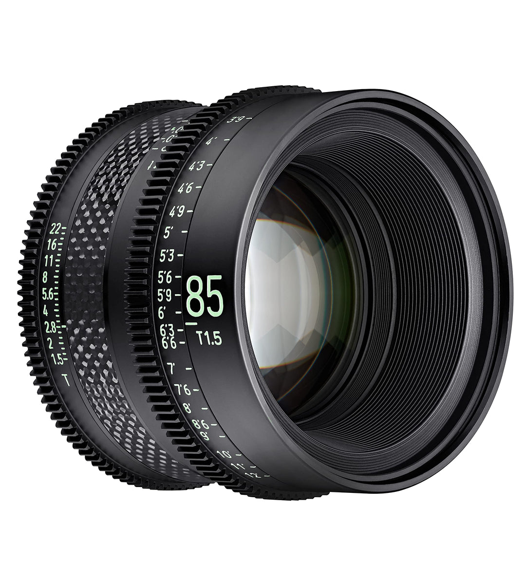 XEEN CF Cinema 85mm T1,5 Canon EF Vollformat – professionelles Cine-Objektiv – Carbon Linsenzylinder