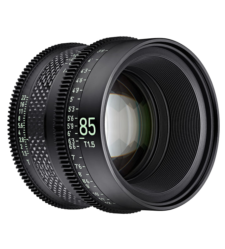 XEEN CF Cinema 85mm T1,5 Canon EF Vollformat – professionelles Cine-Objektiv – Carbon Linsenzylinder