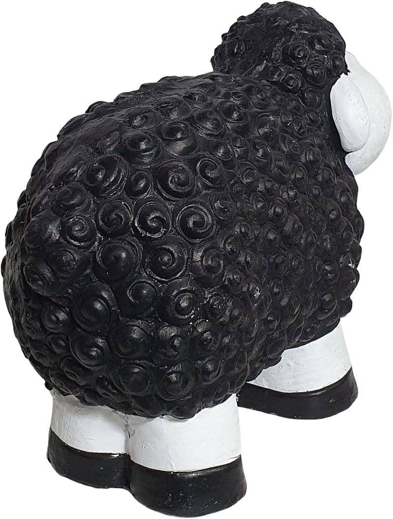 Bambelaa! Schaf Deko Figur Garten Gartenfigur Gross Für Aussen und Innen Zum Stellen ca. 31 x 13 x 2