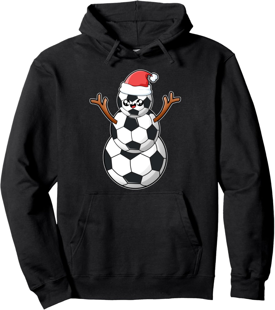 Christmas Fussballer Sport Xmas Weihnachten Fussball Pullover Hoodie