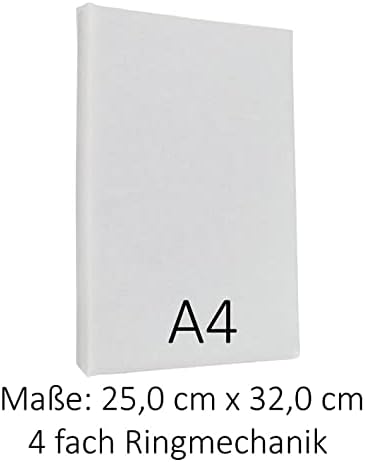 Hochzeitideal Stammbuch der Familie 'Luna' Nr. 310 inkl. Personalisierung (Dunkelblau, A4 mit 4-Fach