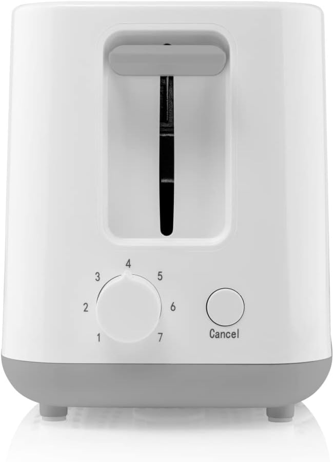 HYUNDAI Toaster TO261 I 700 W I 2 Scheiben I 7 Stufen I Krümelschublade I Stopfunktion I Gleichmässi