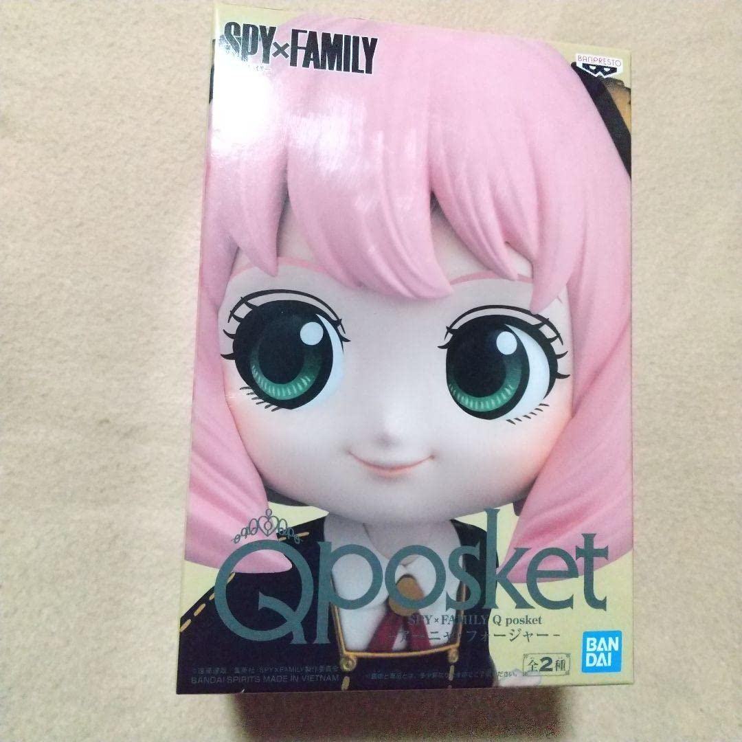 Banpresto Spy x Family Q Posket Anya Forger Normale PVC-Figur, 13 cm