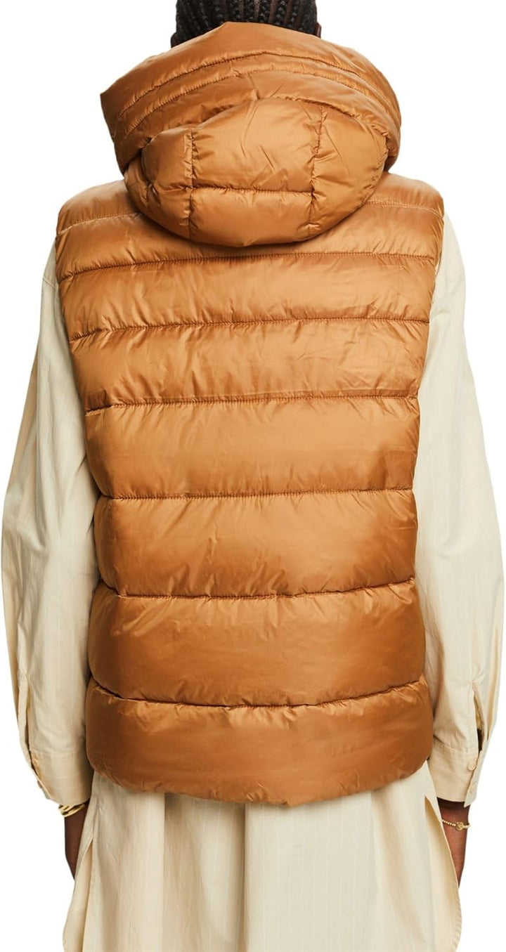 ESPRIT Damen Weste XL 235/CARAMEL, XL 235/CARAMEL