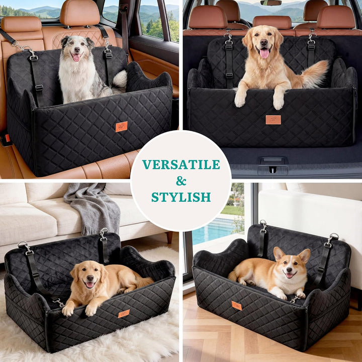 YITAHOME Hundesitz für grosse und mittelgrosse Hunde,Reisebettb Haustiere mit Memory Schaumstoff unt