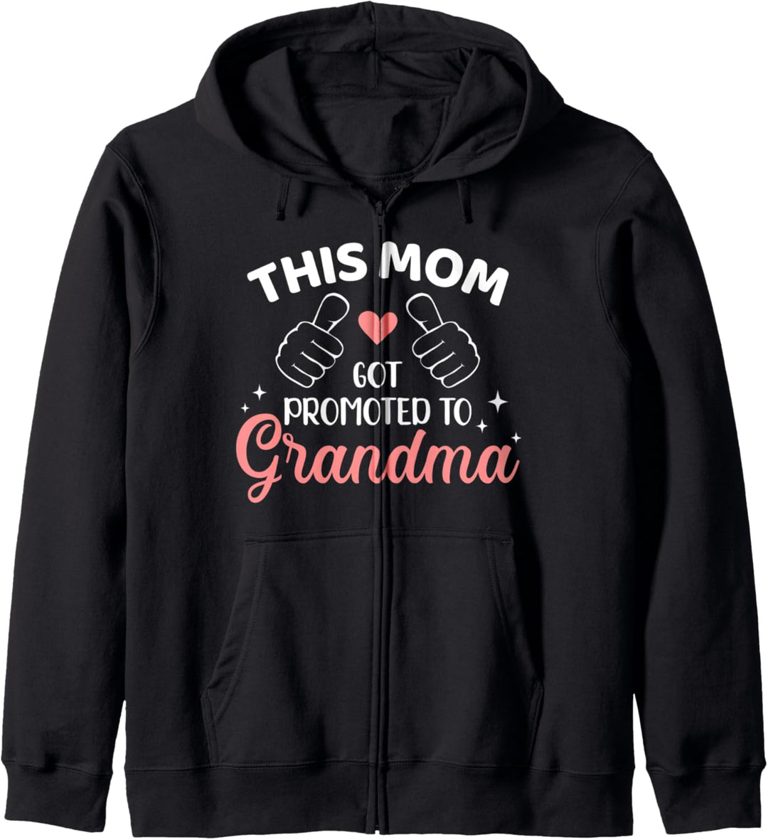Diese Mama wurde zur Oma befördert Kapuzenjacke