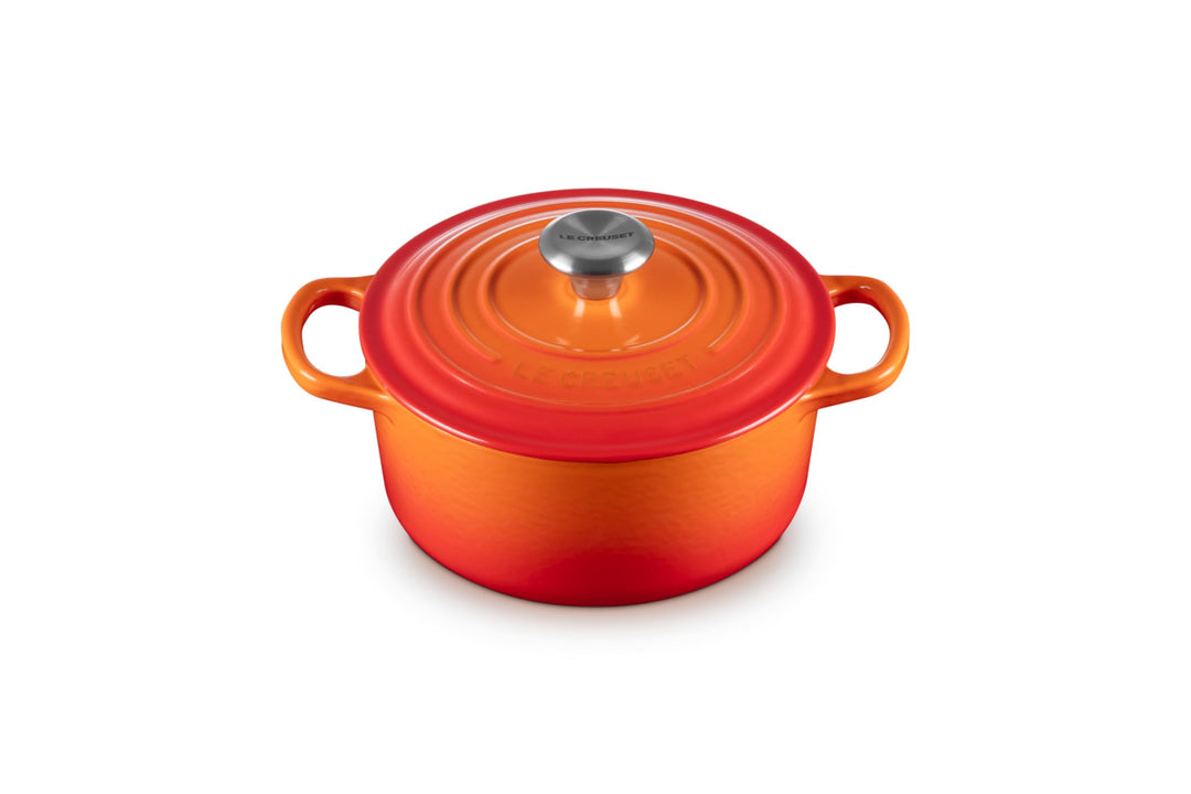 Le Creuset Signature Gusseisen-Bräter mit Deckel, Ø 18 cm, Rund, Für alle Herdarten und Induktion ge