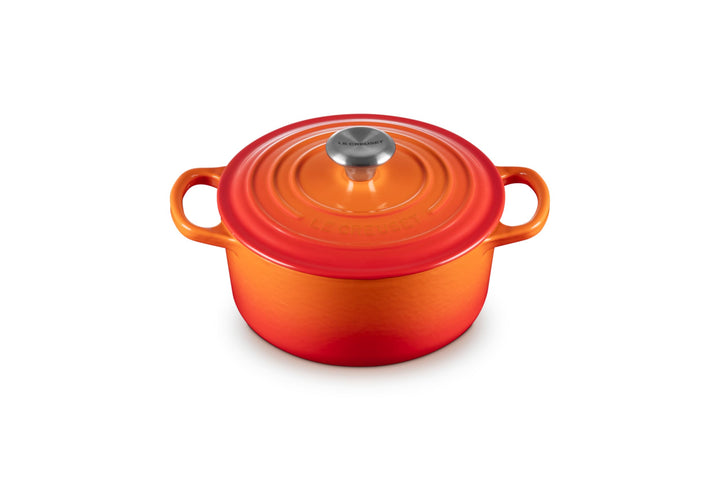 Le Creuset Signature Gusseisen-Bräter mit Deckel, Ø 18 cm, Rund, Für alle Herdarten und Induktion ge