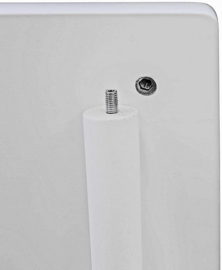 Betten-ABC Bubema Kindertisch Kinderzimmer-Tisch aus massiver Kernbuche Weiss lackiert, extra stabil