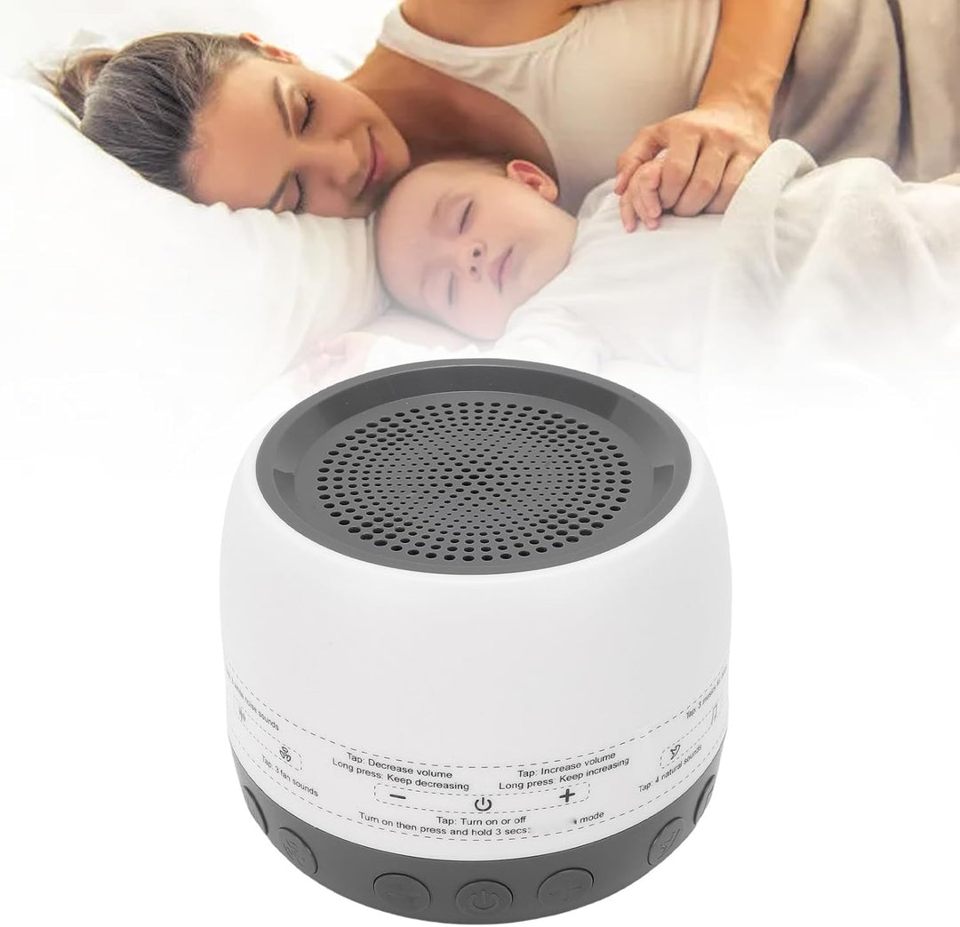 Zunate Sound Machine White Noise Machine mit 13 Beruhigenden Geräuschen für Babys, Kinder und Erwach