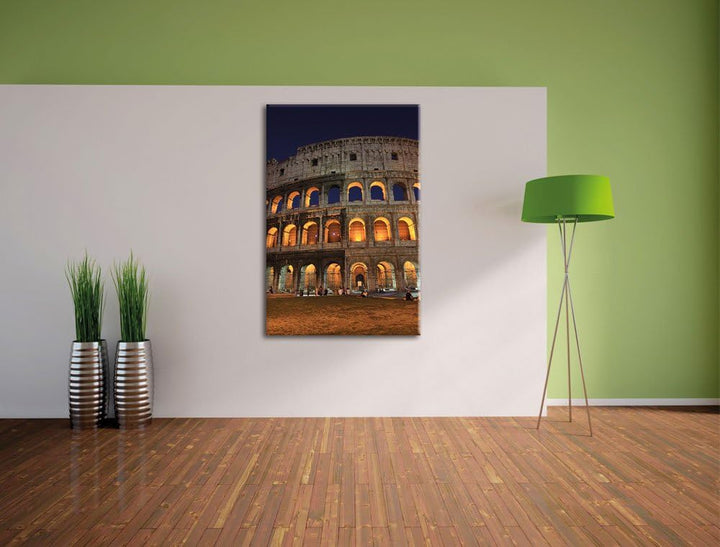 Pixxprint Colosseum in Rom Italien Italy als Leinwandbild/Grösse: 100x70 / Wandbild/Kunstdruck/ferti