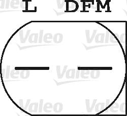 VALEO 439501 Generator Ladestrom des Generators: 110 Amp Rippen: 6 rippen Riemenscheibe Ø: 57,2 mm S