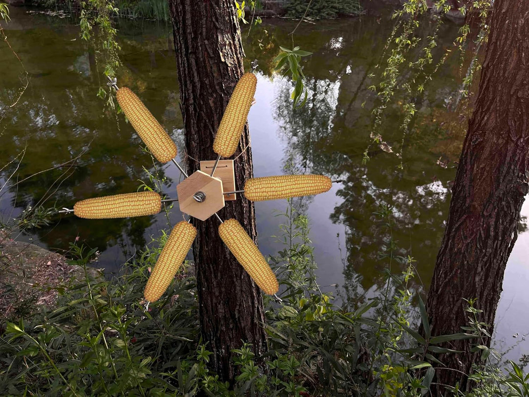 Windmühle Eichhörnchen-Futterstation für draussen, Eichhörnchen-Spielzeug, Eichhörnchen-Spinn-Futter