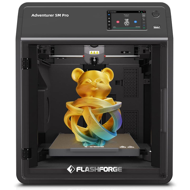 FLASHFORGE Adventurer 5M Pro 3D-Drucker 600mm/s Hochgeschwindigkeit, 1 Klick vollautomatische Nivell