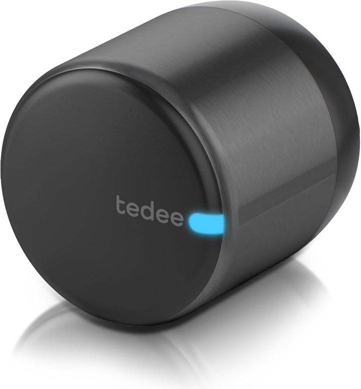 tedee Lock GO 2 Aluminium Set |smartes Türschloss Schwarz | biometrisches Tastenfeld Schwarz | Smart