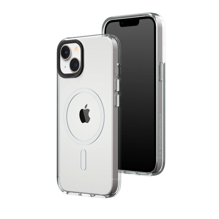 RhinoShield Clear Case kompatibel mit MagSafe für [iPhone 14/13]|Überragende Magnetstärke, Vergilbun