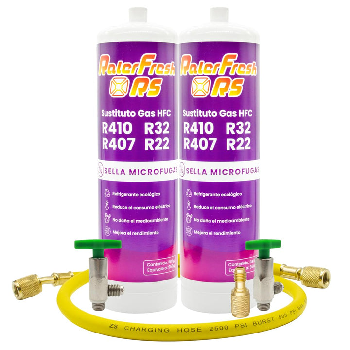 Organisches Kühlgas für Klimaanlagen Split Ralerfresh RS entspricht 950 g Gasersatz R410, R32, R407