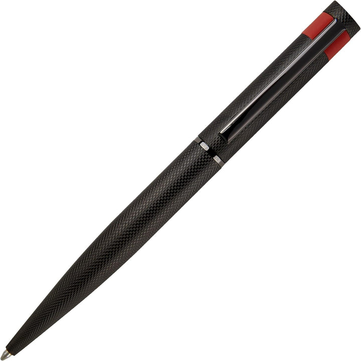 Hugo Boss Stifte-Set Loop Diamond Gun Kugelschreiber & Tintenroller aus Messing hergestellt, Farbe: