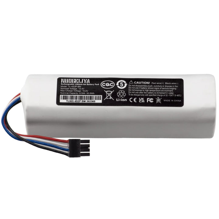 Für Dreame D9 F9 BOT L10/Pro/Plus TRUEVER Finder Rls3 Roboterstaubsauger 14.4V 6500mAh Li-ion Ersatz