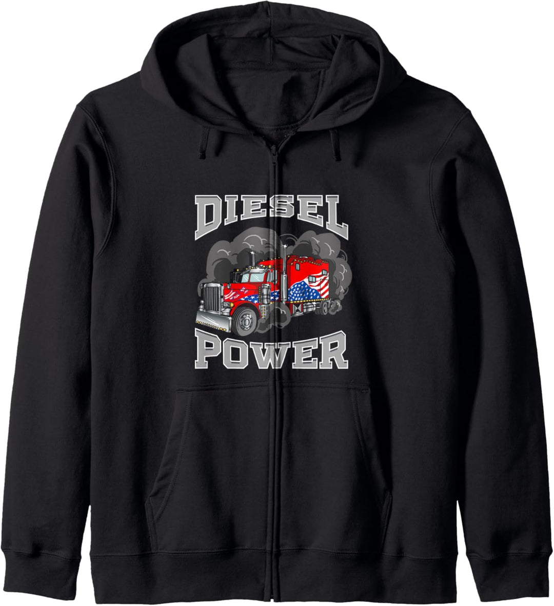 Diesel-Power, Trucker-Power Kapuzenjacke