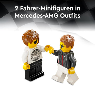 LEGO Speed Champions Mercedes-AMG G 63 & Mercedes-AMG SL 63, Bauset mit 2 Spielzeug Autos und 2 Fahr