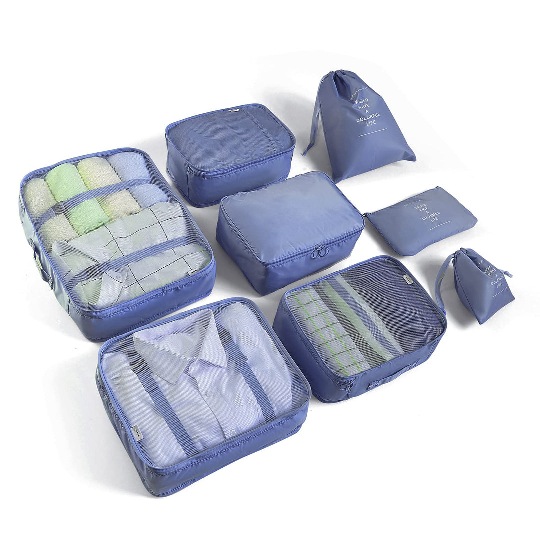 BillyBath Koffer Organizer set, Packing Cubes Kleidertaschen Schuhbeutel Reiseorganizer Packwürfel K