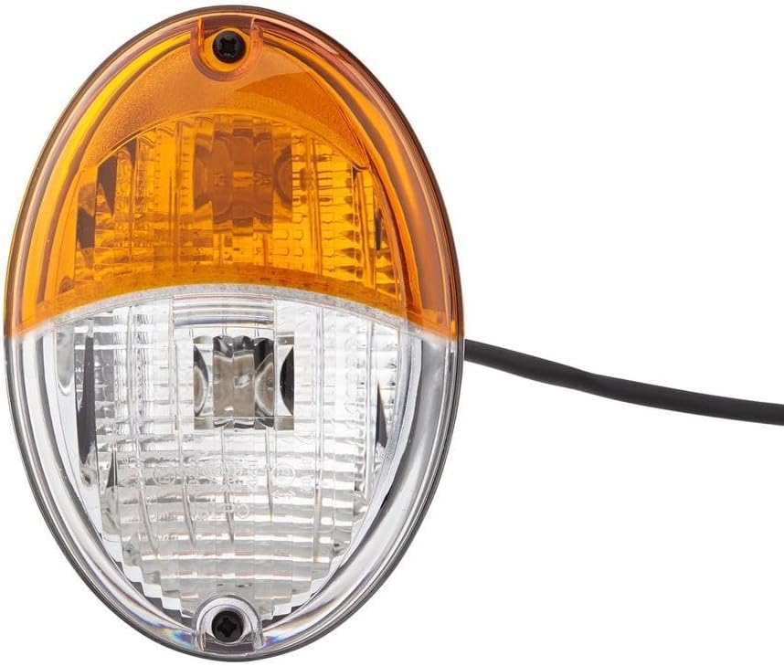 HELLA - Blinkleuchte - Agroluna - Halogen - 12V - Einbau/Schraubanschluss - Lichtscheibenfarbe: gelb