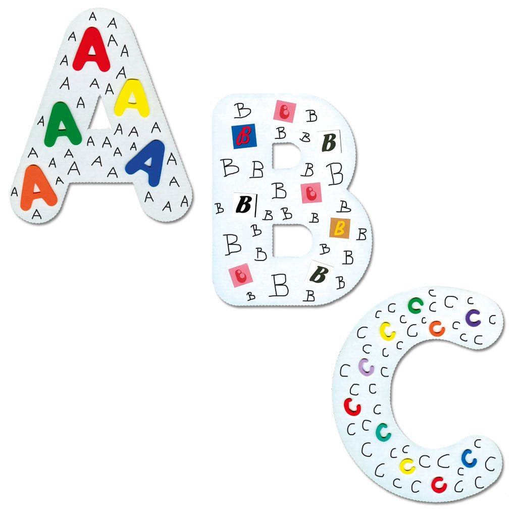 Wiemann Lehrmittel – Riesen-Buchstaben, Bastelbuchstaben aus Pappe, flach, 26 Stück