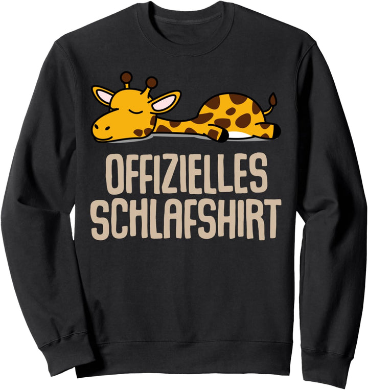 Offizielles Schlafshirt Pyjama Nachthemd Giraffe Geschenk Sweatshirt