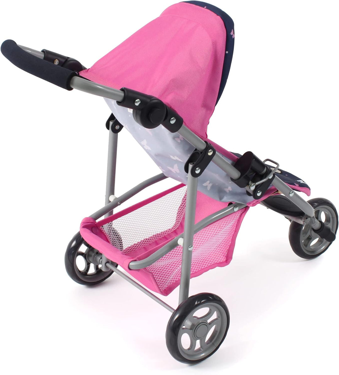 Bayer Chic 2000 - Puppenbuggy Lola, Jogging-Buggy, Puppenjogger, Puppenwagen, Butterfly, 612-33
