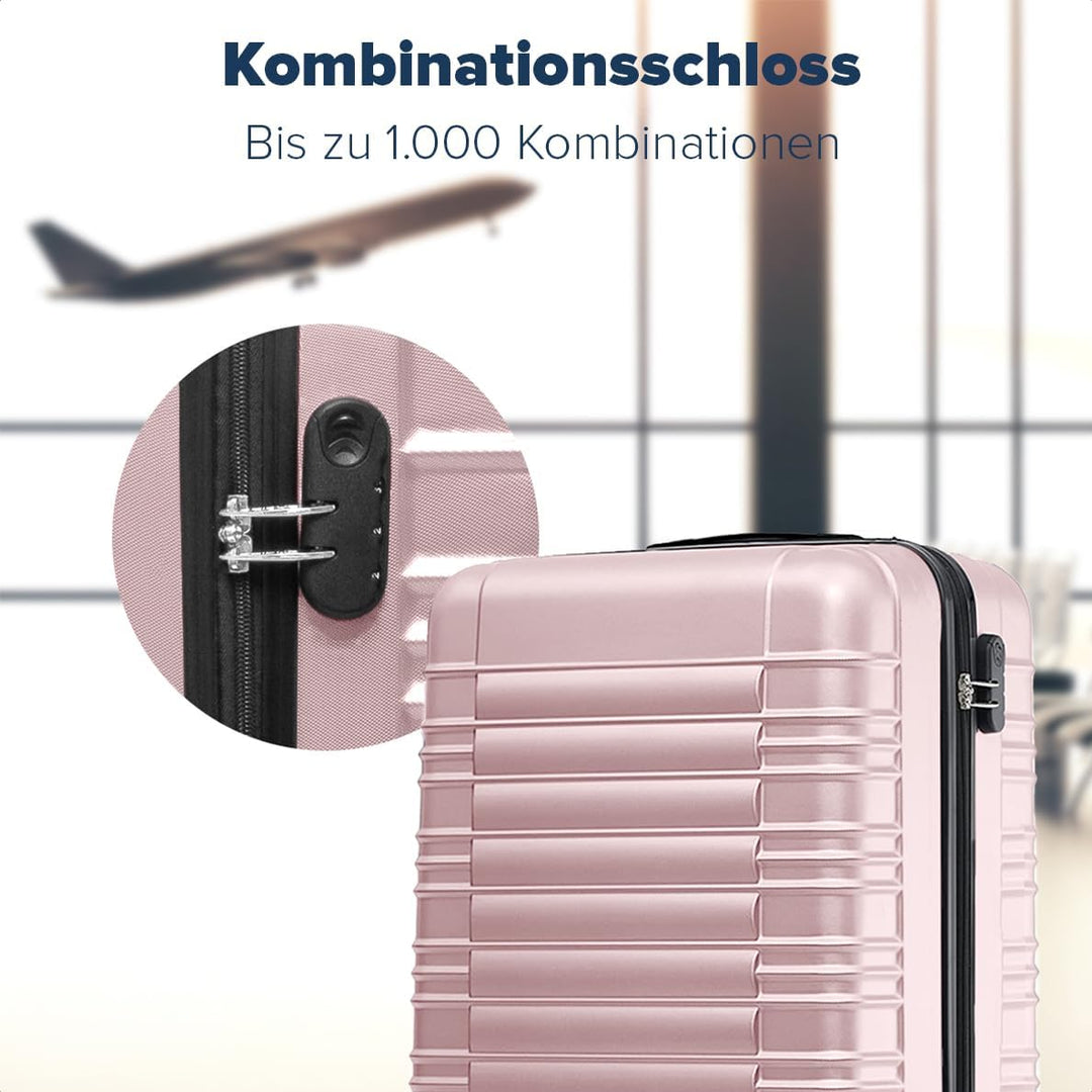 TRVLMORE Koffer & Trolleys - Koffer Set, Kofferset 2 Teilig, Handgepäck Koffer, Hartschalenkoffer Gr
