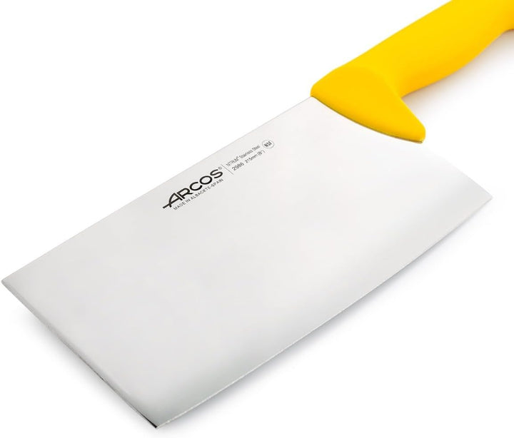 Arcos 298600 Serie 2900 - Hackmesser Metzgermesser - Klinge Nitrum Edelstahl 215 mm - HandGriff Poly