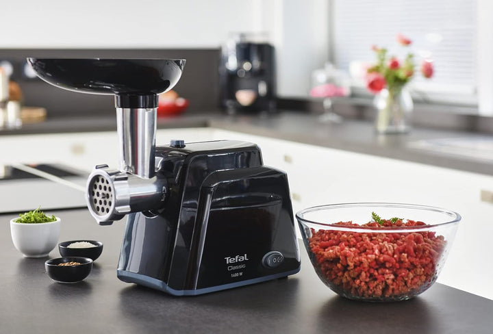Tefal NE105838 Mincer 1400 W Black Stainless Steel