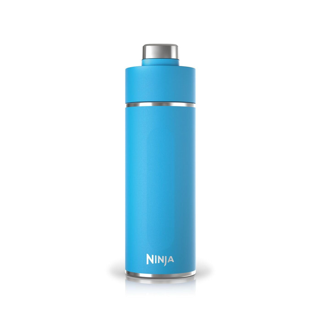 Ninja Thirsti Wasserflasche, Thermobecher to go, Tropenblau, DW1801EUUKSB | 530 ml, auslaufsicherer