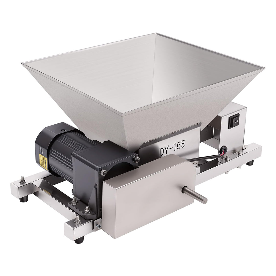 4 L Obstmühle elektrisch 60W 20kg/h Obstzerkleinerer Fruchtbrecher | 75U/min &amp; 220V, 35 x 31cm Einfü