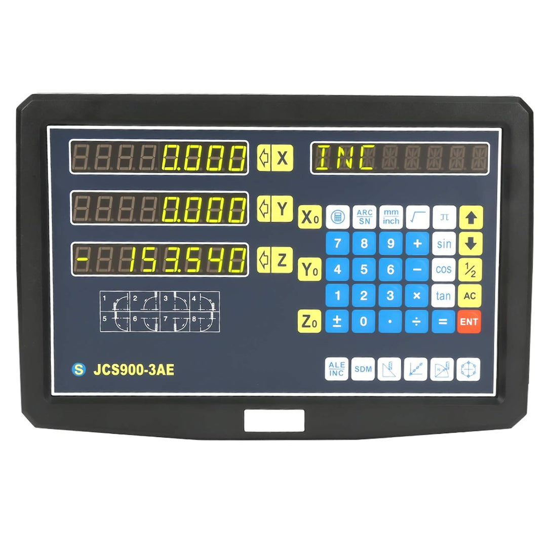 EVTSCAN 3 Axis 10 ″ LCD Digital Readout Console, DRO System für Drehmaschinen, Fräsmaschinen, Schlei