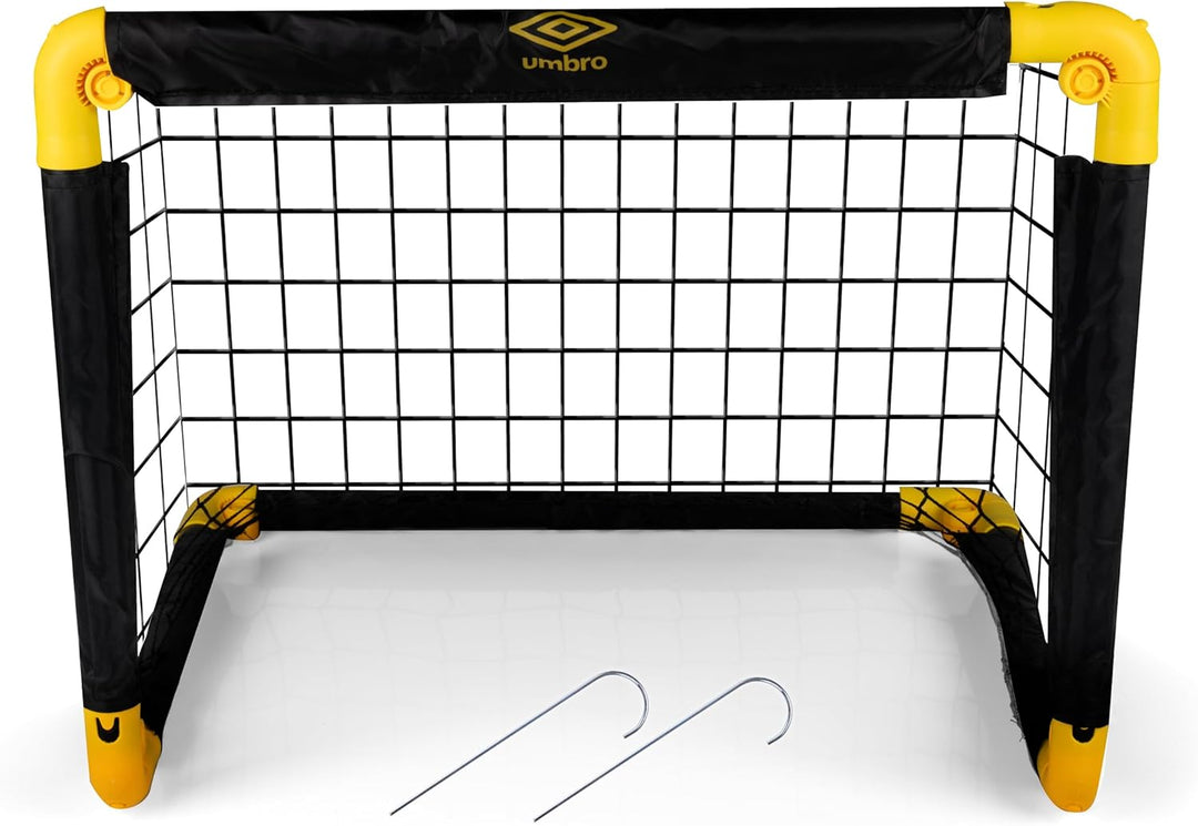 Umbro Fussballtor - Fussballtor 50 x 44 x 44 cm - Faltbares fussball Tor - Fussballtore für Garten K