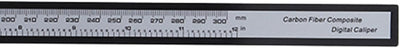 Fafeicy Digitaler elektronischer Messschieber, Carbonlineal, mit langem Kiefer, zum Messen magnetisc