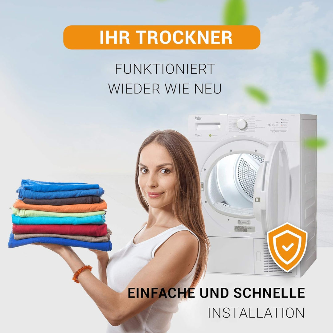 Heizelement Heizung wie Beko 2970101400 Heizregister Trocknerheizung für Wäsche Trockner Heizkörper