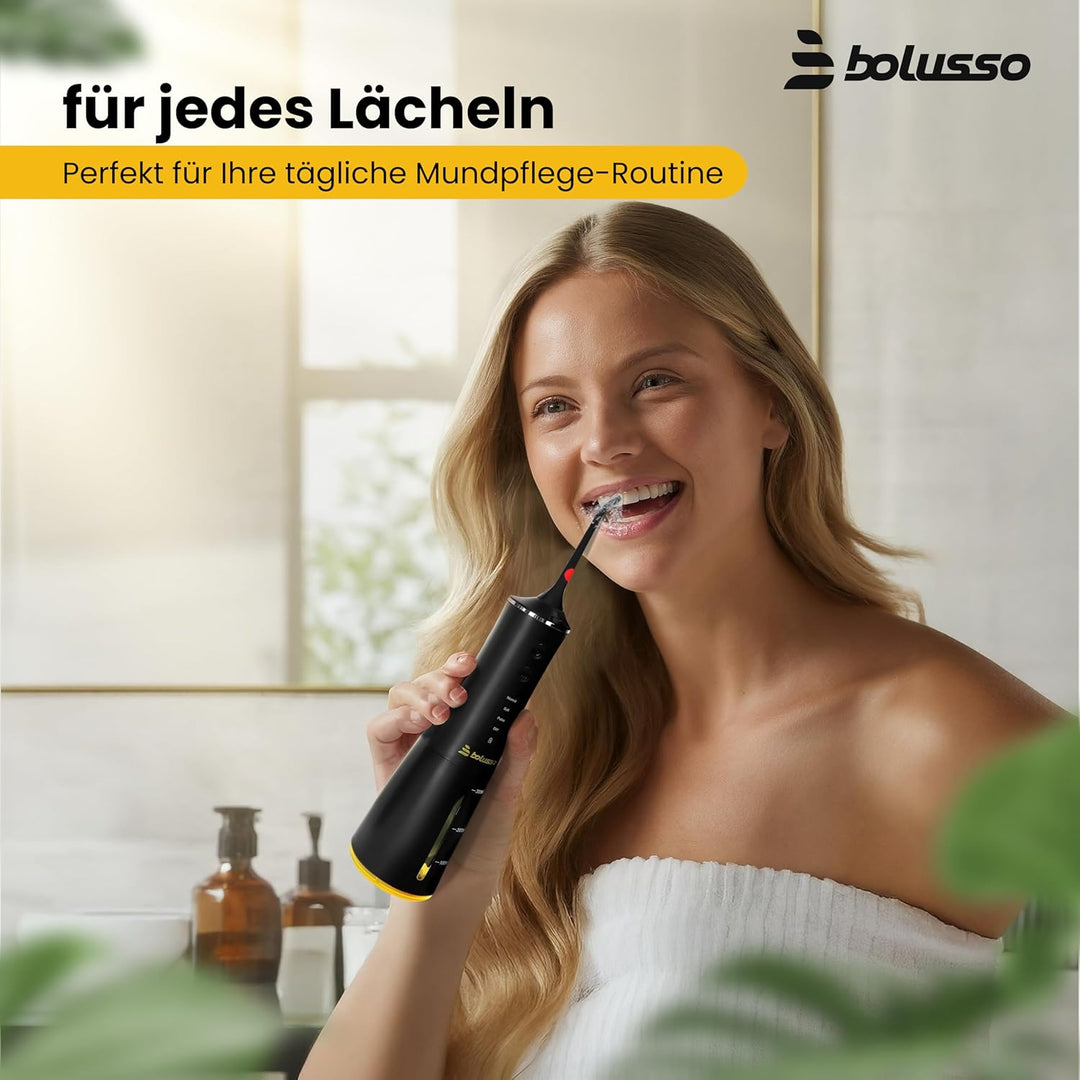 Waterflosser - Inclusief 7 Opzetstukken - Reistas - E-book - Volledig instelbaar - Monddouche - Tong