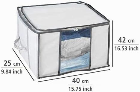 WENKO Vakuum Soft Box S mit Blitz-Ventil Weiss Small, Small