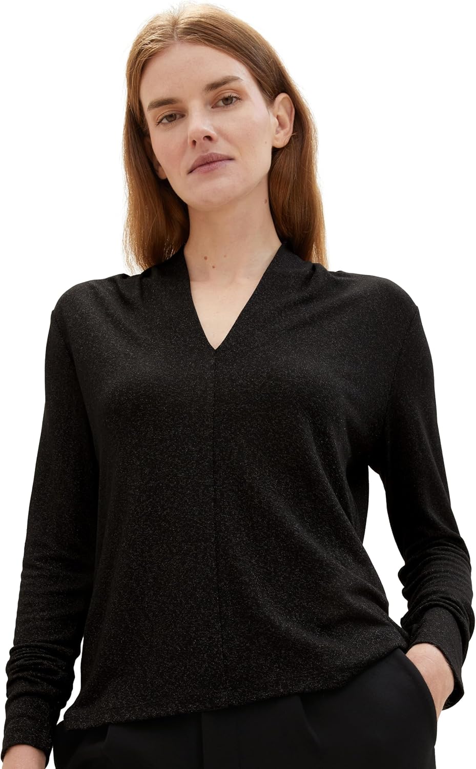 TOM TAILOR Damen Longsleeve T-Shirt, XXS