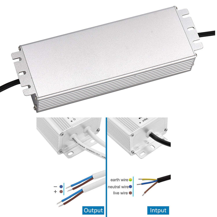 CPROSP 2er 12V LED Trafo 100w, Netzteil Treiber IP67 Wasserdicht, 0,5-100W für LED Leuchtmittel, Tra