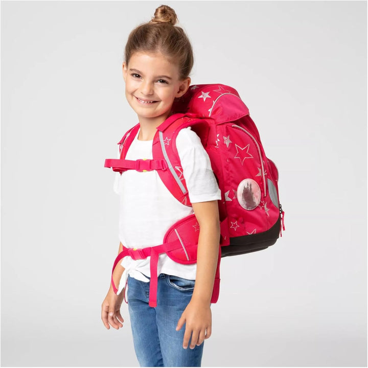 ergobag pack Set ergonomischer Schulrucksack, Set 6-teilig Cinbärella -