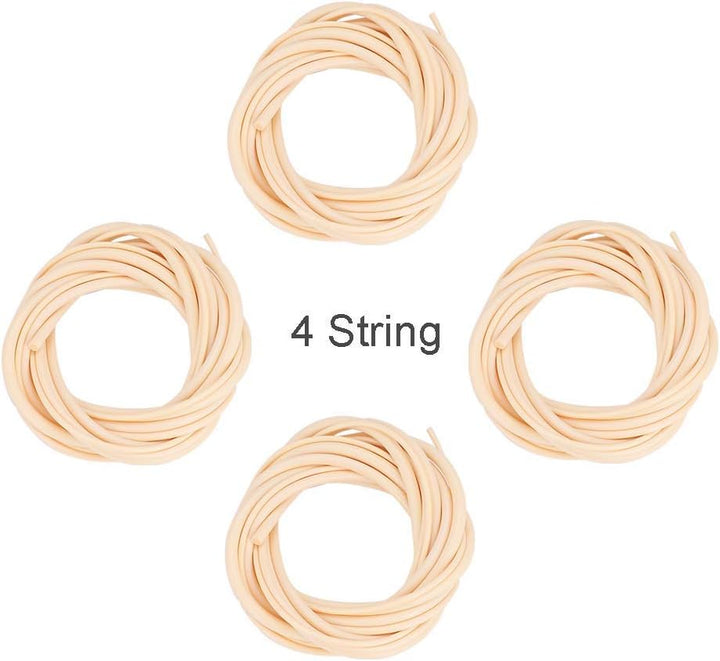 4 Stk. Langlebige Ukulelen-Basssaite U-Bass-Saitenset für Ukulele-Ersatzteile, Spielzubehör
