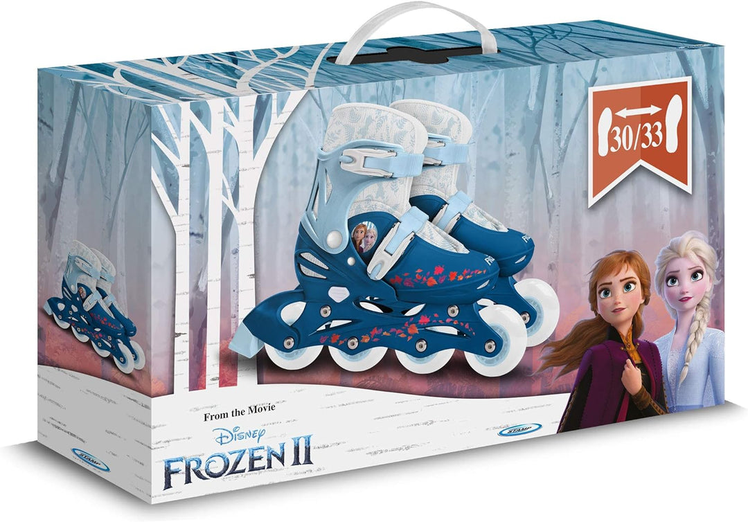 STAMP - ROLLERS INLINES / TRISKATES Einstellbar 2 in 1 FROZEN 2 30-33 Blau, FROZEN 2 30-33 Blau