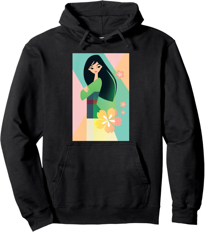 Disney Mulan Simplistic Illustration Pullover Hoodie